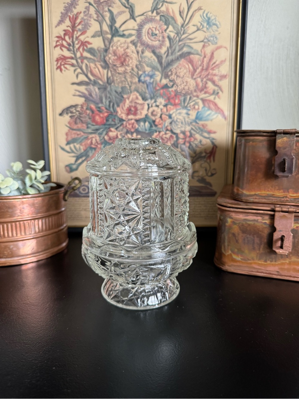 Indiana Glass Stars & Bars Fairy Lamp - Picture 5 of 11